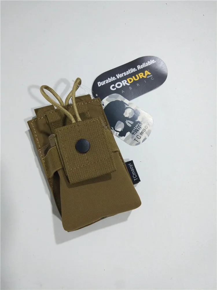 Military Sports Airsoft Tactical Vest Belt Sundry Bag Interphone Bag Imported Cordura Fabric TC0040