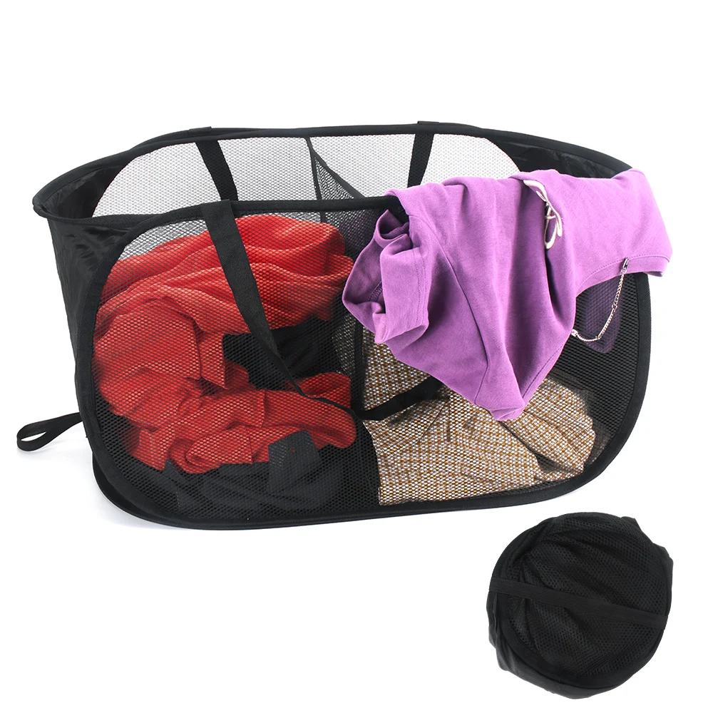 

Foldable Laundry Basket Collapsible Dirty Clothes Storage Hamper Clothes Toy Storage Basket Home Accessories