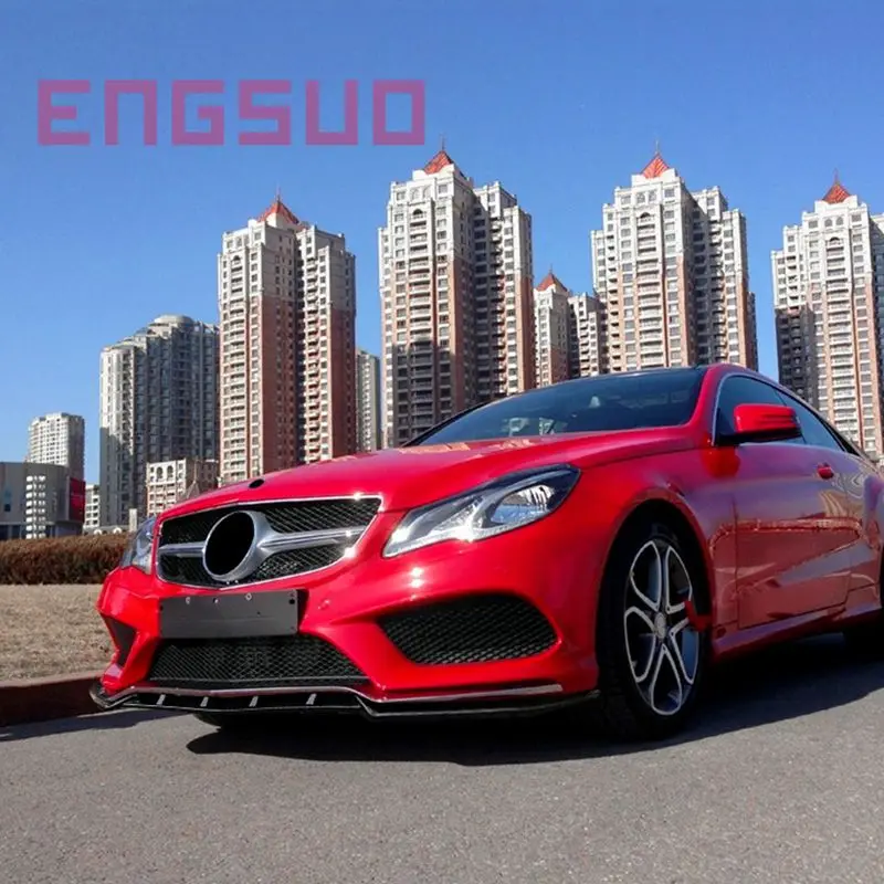 Сплиттер для переднего бампера Mercedes Benz E Class Coupe C207 спойлер тюнинга E200 E260 E63 2 двери