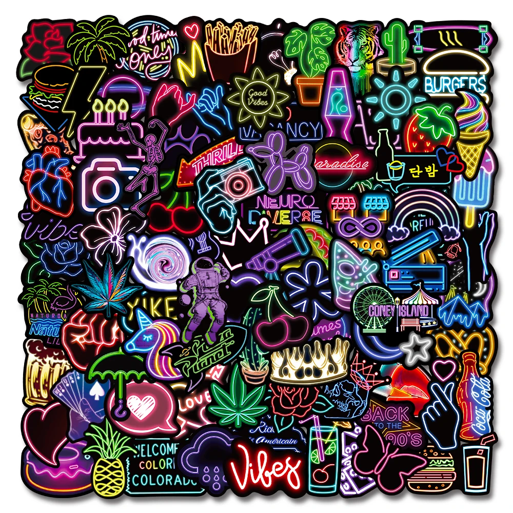 Смешанные Аниме фигурки граффити стикеры s для гитары ноутбука скейтборда демона