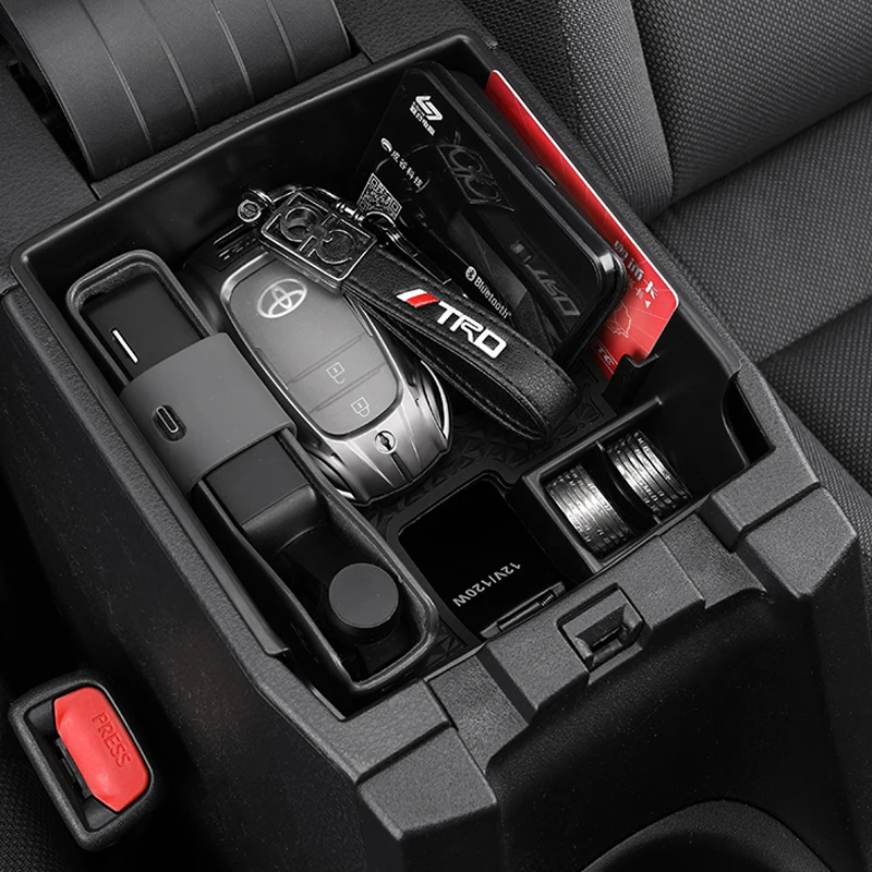

Car Central Armrest Storage Box Center Console Organizer For Toyota Corolla 2019-2022 Levin 19-22 Frontlander Corolla Cross