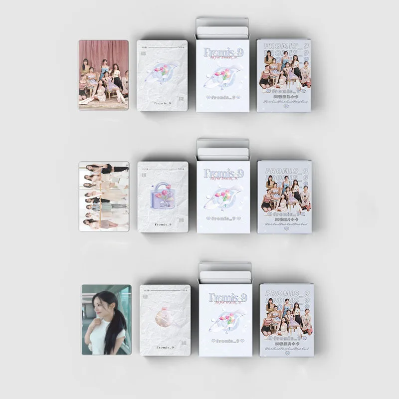 50 шт. Fromis_9 Girl Group Альбом Лазерная карта LOMO Card Lee Sae-ryun Song Ha-young Голограмма Фотокарта