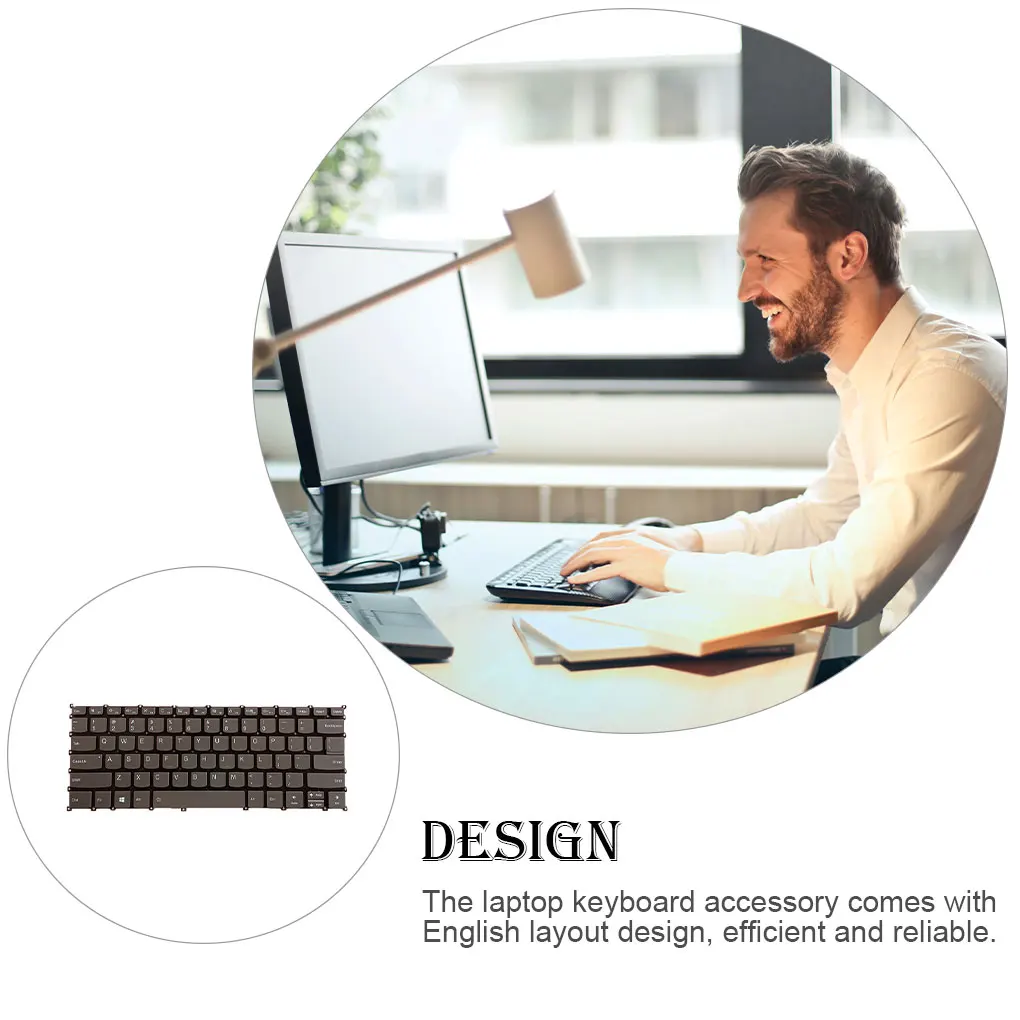 

Профессиональная клавиатура для ноутбука, серый цвет, фитинги для ввода текста, функция подсветки, ПК клавиатура, компьютерные аксессуары, ...