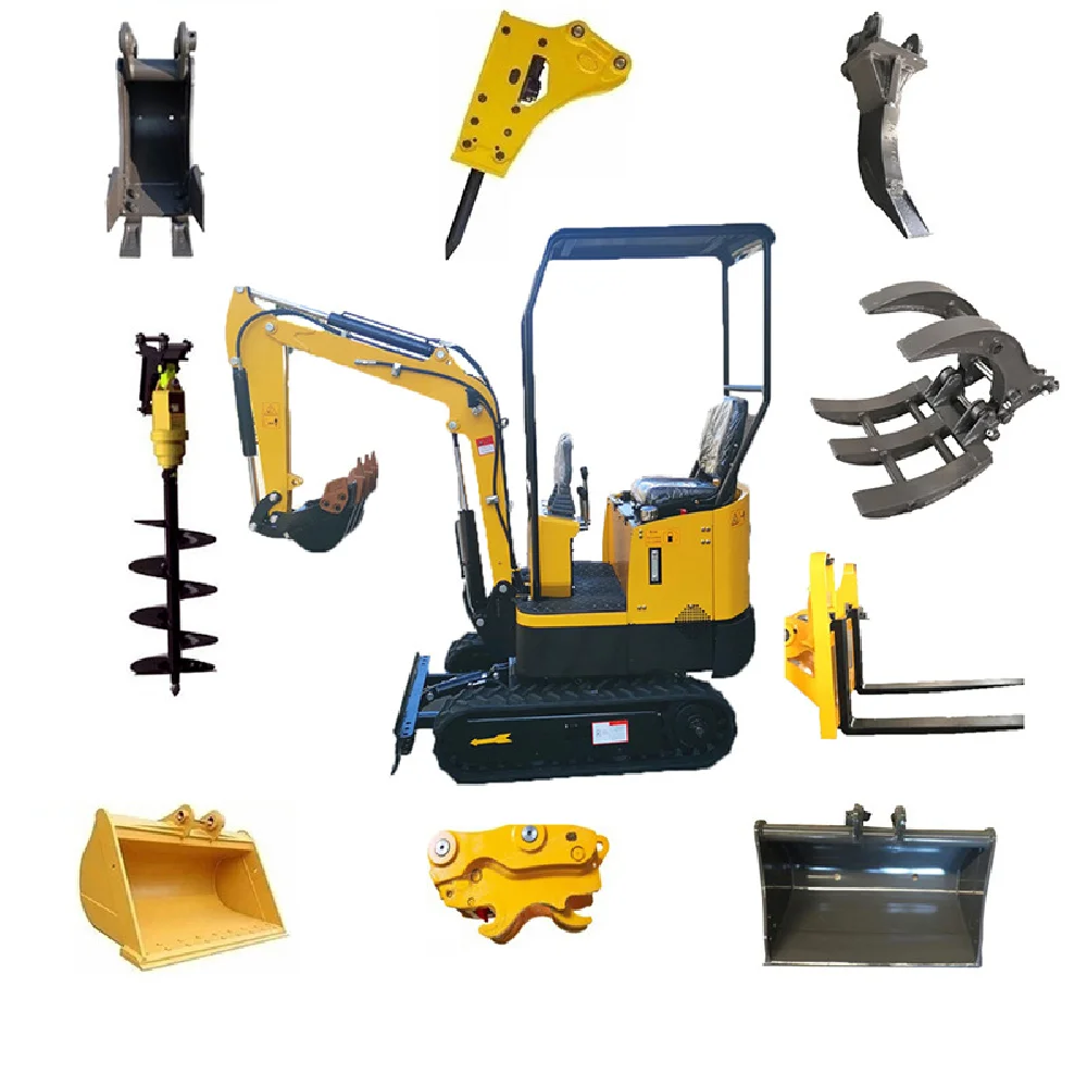 Digger Excavator Attachment Crawler Hydraulic Small Bagger Excavating Crushing Ditch Cleaning Drilling And Bulldozing Appendix