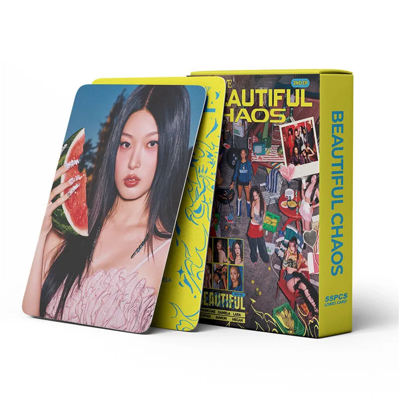 55 шт.компл. новый альбом ILLIT LOMO Card ILLIT BOMB Photo Card MOKA WONHEE YUNAH Открытка Коллекционная открытка для девочек Подарочная поздравительная открытка (art.: 3920d38caea47) - 3920d38caea47