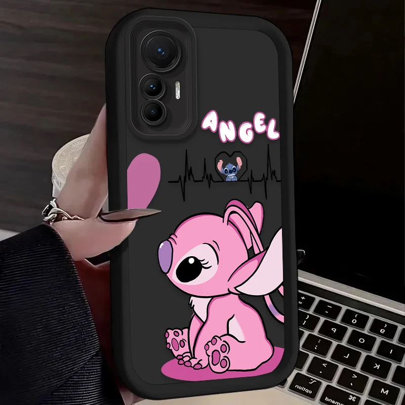 Мягкий чехол Disney Stitch Love для Xiaomi Mi 13T 12T 11T 13 12 11 Lite 5G NE POCO X6 X5 X4 GT X3 NFC F3 F4 F5 F6 M6 Pro 4G M5S C65