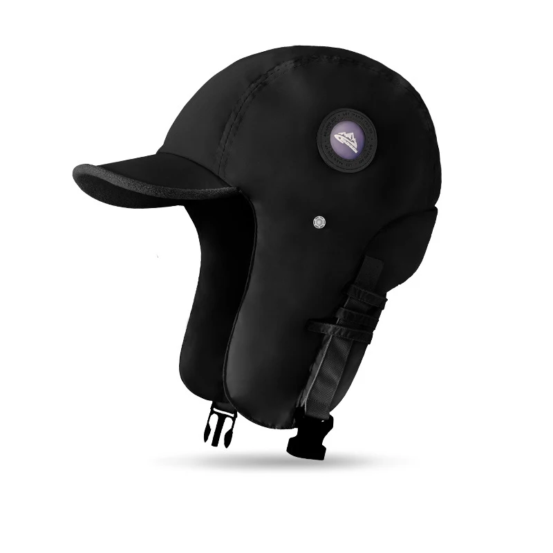 Женская шапка с ушным клапаном Мужская зимняя теплая водонепроницаемая пуховая