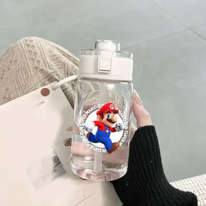 Портативная бутылка для воды в стиле Super Mario Bros мультяшная Спортивная уличная