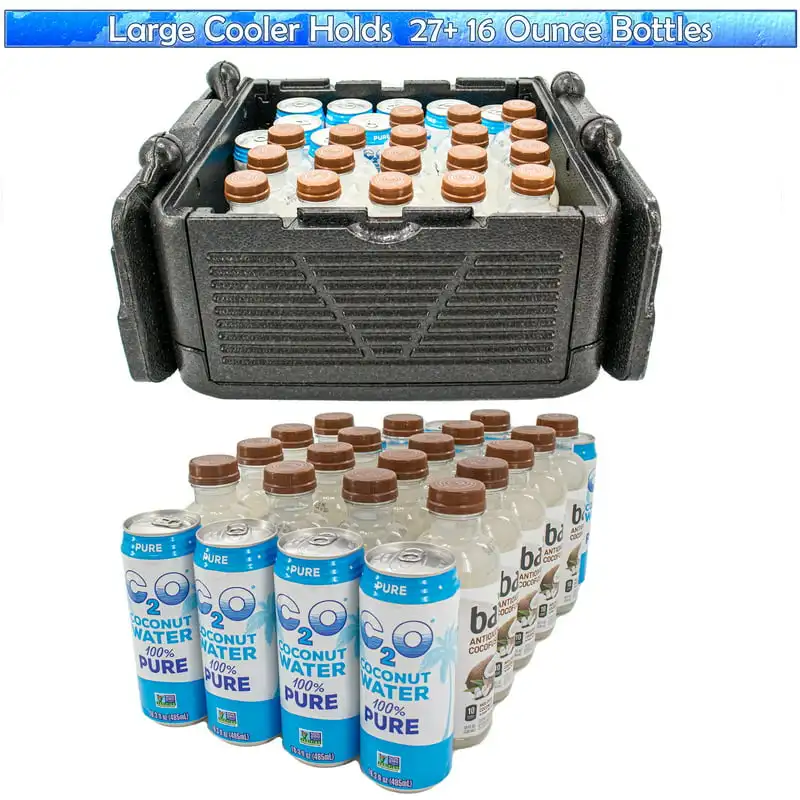 

Free shipping Chilling Collapsible Cooler Chest Chill Box - Insulated, Foldable, Portable, Lightweight, Iceless & Waterproof - M