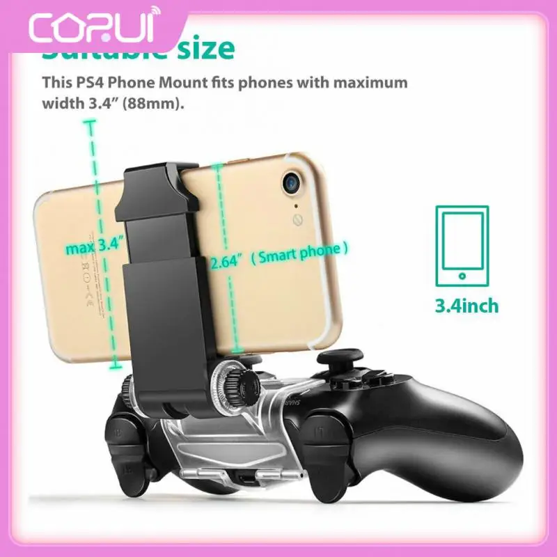 

Universal For Controller Mount Controller Phone Holder Gamepad Mount Stand Mobile Phone Clip 2 In 1 Clip Holder Flexible