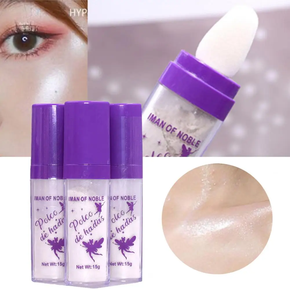 New White Moonlight Highlighter Powder Polvo De Hadas Glitter Powder Shimmer Contour Powder for Face Body Highlight Makeup 2 New White Moonlight Highlighter Powder Polvo De Hadas Glitter Powder Shimmer Contour Powder for Face Body Highlight Makeup 2