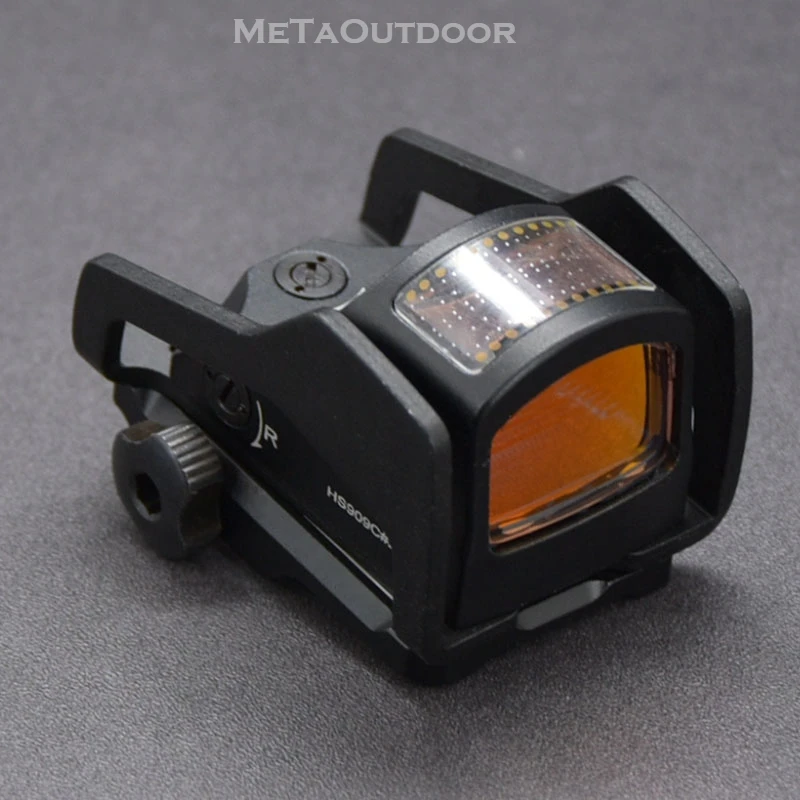 Тактический голографический отражающий прицел на солнечной батарее 1x с красной
