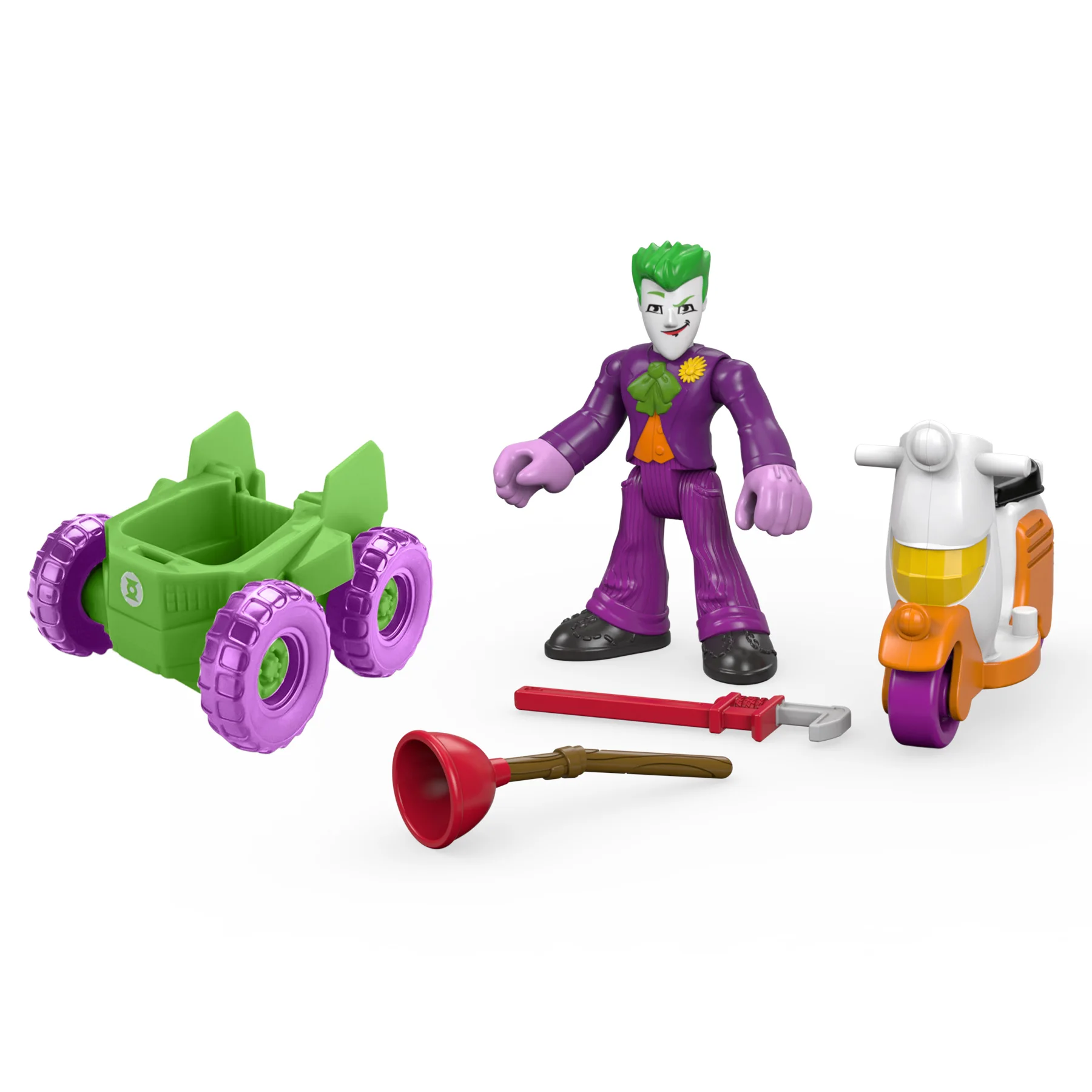 Фото Игровой набор Imaginext Super Friends: Джокер, подарочный набор, фигурка 2 дюйма №1