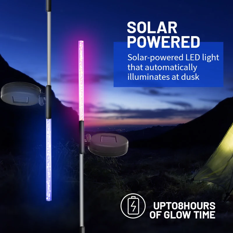 2 упаковки лампы на солнечной батарее