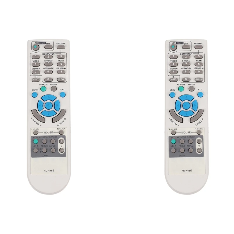2X Φ проектор с дистанционным управлением для Nec Projector V260X + V300X + V260 Rd-448E Lt180 + Lt280 Lt380 M230 Rd-448E