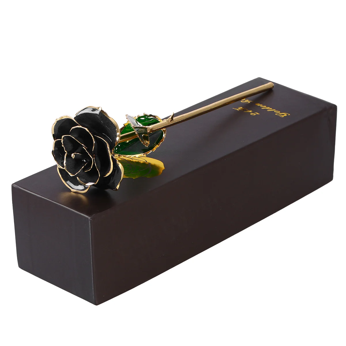 

Rose Gifts Flower Gift Her Anniversary Day Gold Artificial Wife Sweetest 24K Dipped S Valentine Bd 50Th