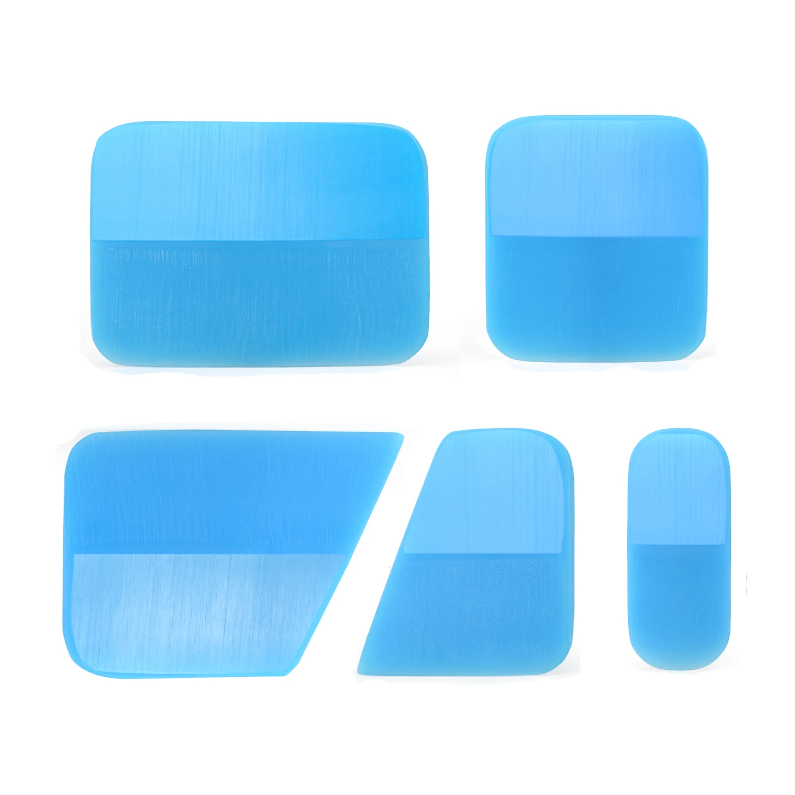 

EHDIS 5pcs/Set Vinyl Wrap PPF Tool Kit Rubber Squeegee Soft TPU Blade Car Film Install Scraper Window Tint Glass Water Cleaning