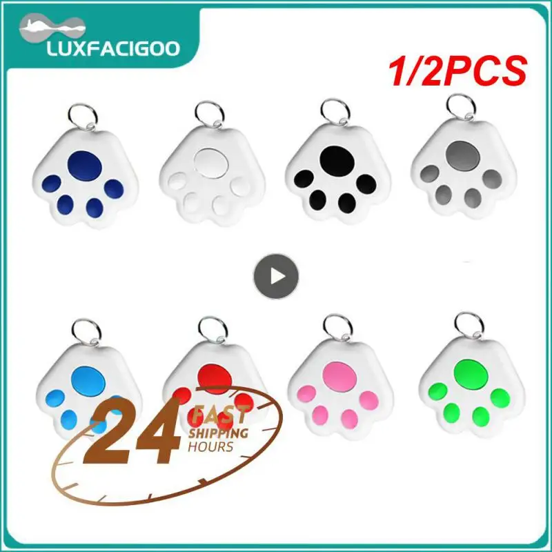 

1/2PCS Wireless Pet Tracer Smart GPS Anti Lost Keychain Dog Cat Locator Kids Alarm Tag Finder Key Collar Tracker Accessories