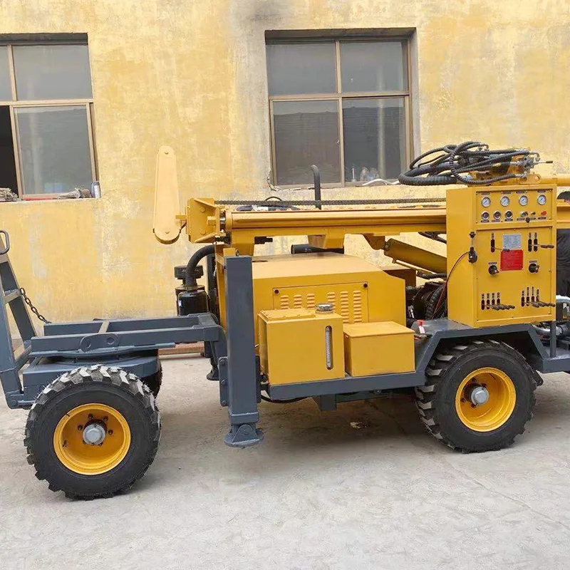 Простая эксплуатация гидравлическая буровая установка для скважин