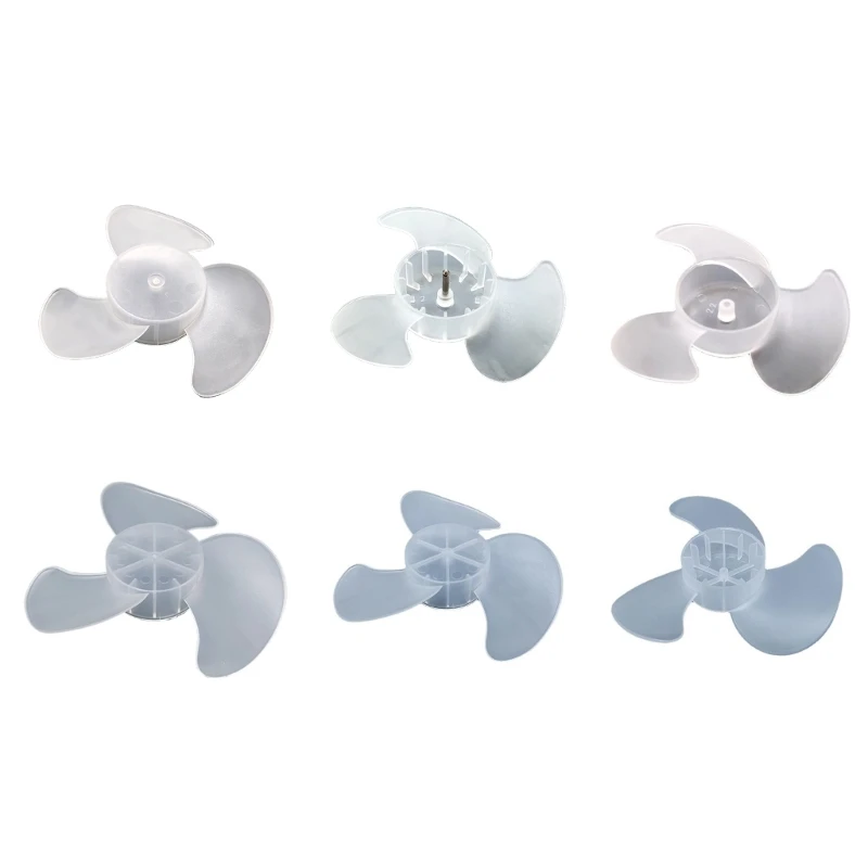 

3 Leaves Plastic Fan Blade Universal Household Desktop Fan Table Fanner Replacement Part 85WC