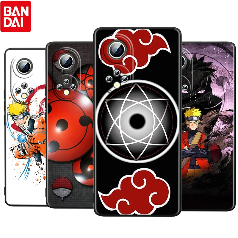 

Anime Naruto Sharingan Hot For Honor 60 50 30 V30 X30i V20 20E X20 Pro Plus SE Lite 5G Silicone Black Soft Phone Case Cover Capa