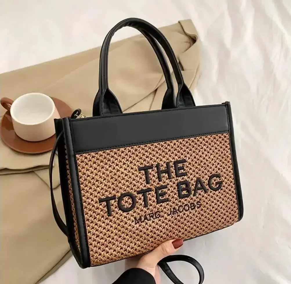 

New Traveler Tote Bag For Women Crossbody Female Handbag Solid Words Letter Leisure PU Luxury Designer Fashion Shoulder Bag
