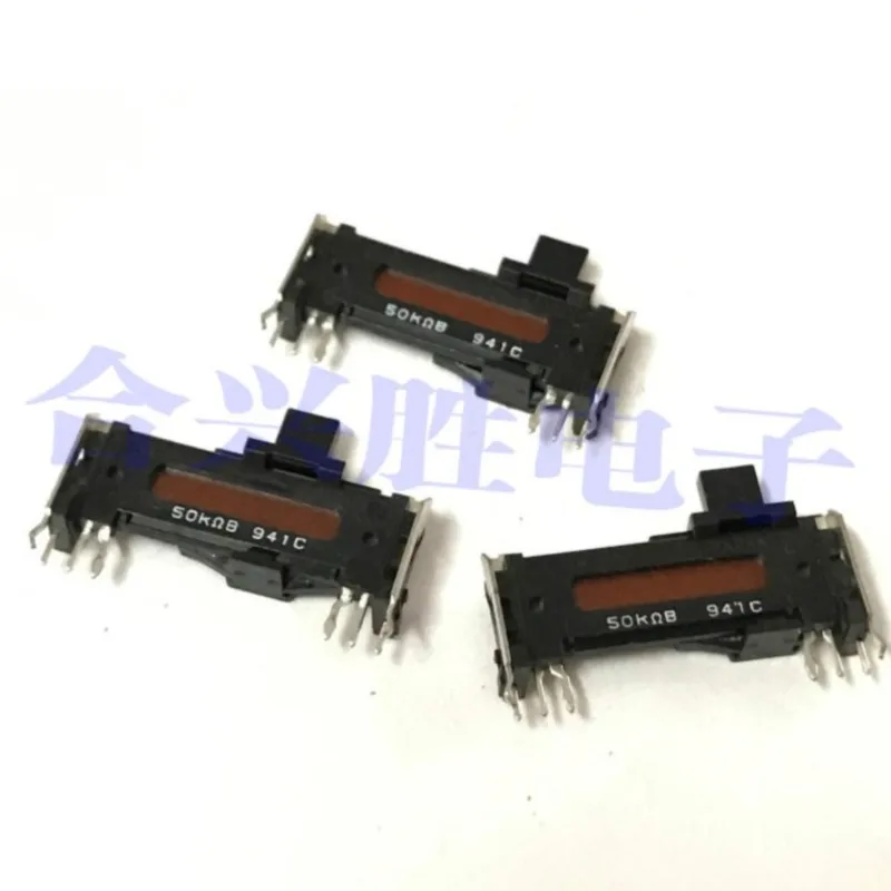 

Скользящий потенциометр 30 мм B50K для аудиомикшера