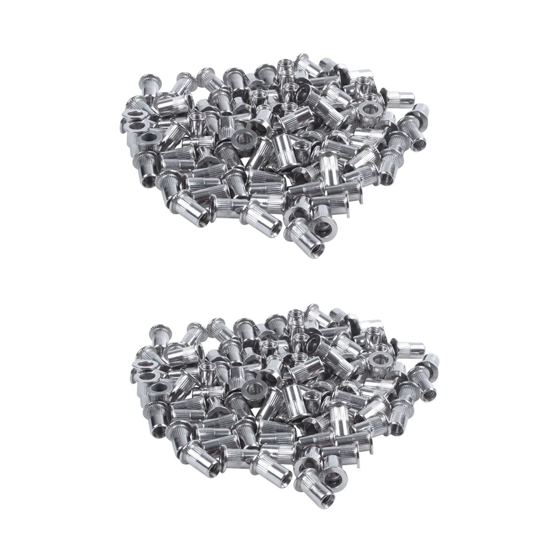 

200X M5 Stainless Steel Flat Head Threaded Rivet Nut