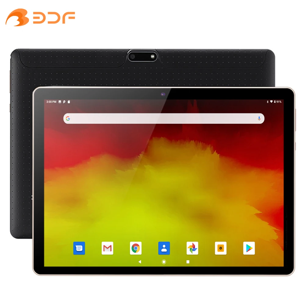 new 10 1 inch tablet pc android 9 0 google play tablets 1280x800 dual sim cards phone call tablet wifi type c free global shipping