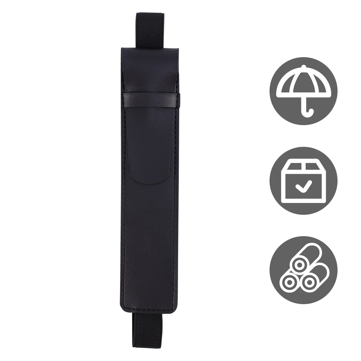 

Compatible for Holder Case Stylus Pen Storage Bag Elastic Pocket Sleeve- Black