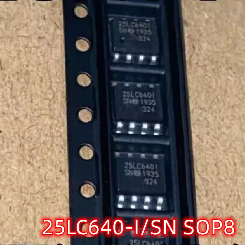 

10PCS/LOT Memory 25LC640-I/SN SOP8 25LC6401 25LC640I New Original In Stock