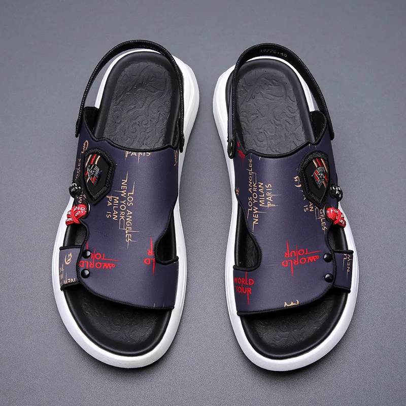 

Mens Beach Sandals Summer Slippers Shoes Garden Sandalias Flip Flops Breathable Clogs Men Slip On Outdoor Zuecos Hombre Cholas