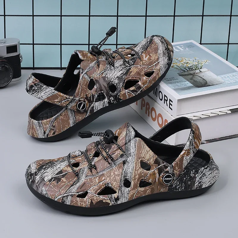 Сандалии Utralight мужские пляжные модные шлепанцы на платформе из ЭВА Сверхмягкие