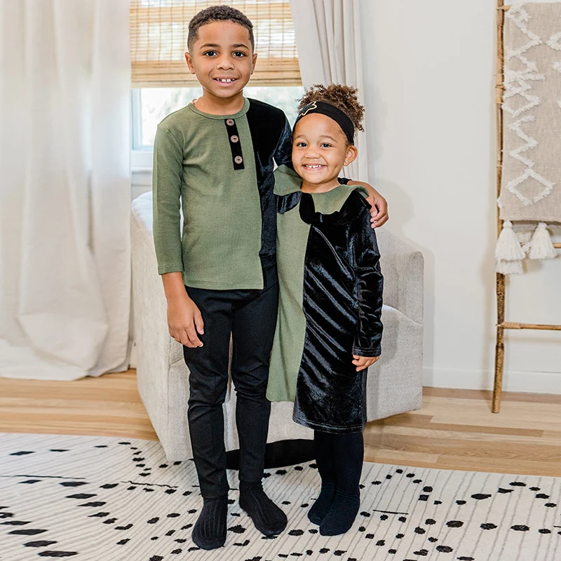 Рубашка в рубчик для мальчиков Топ с длинным рукавом Детская футболка открытым