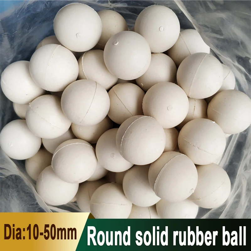 

1-50 шт. белый круглый твердый резиновый шарик вибрирующий экран для очистки эластичный шарик диаметром 10/15/25/35/40/45/50 мм промышленные детали