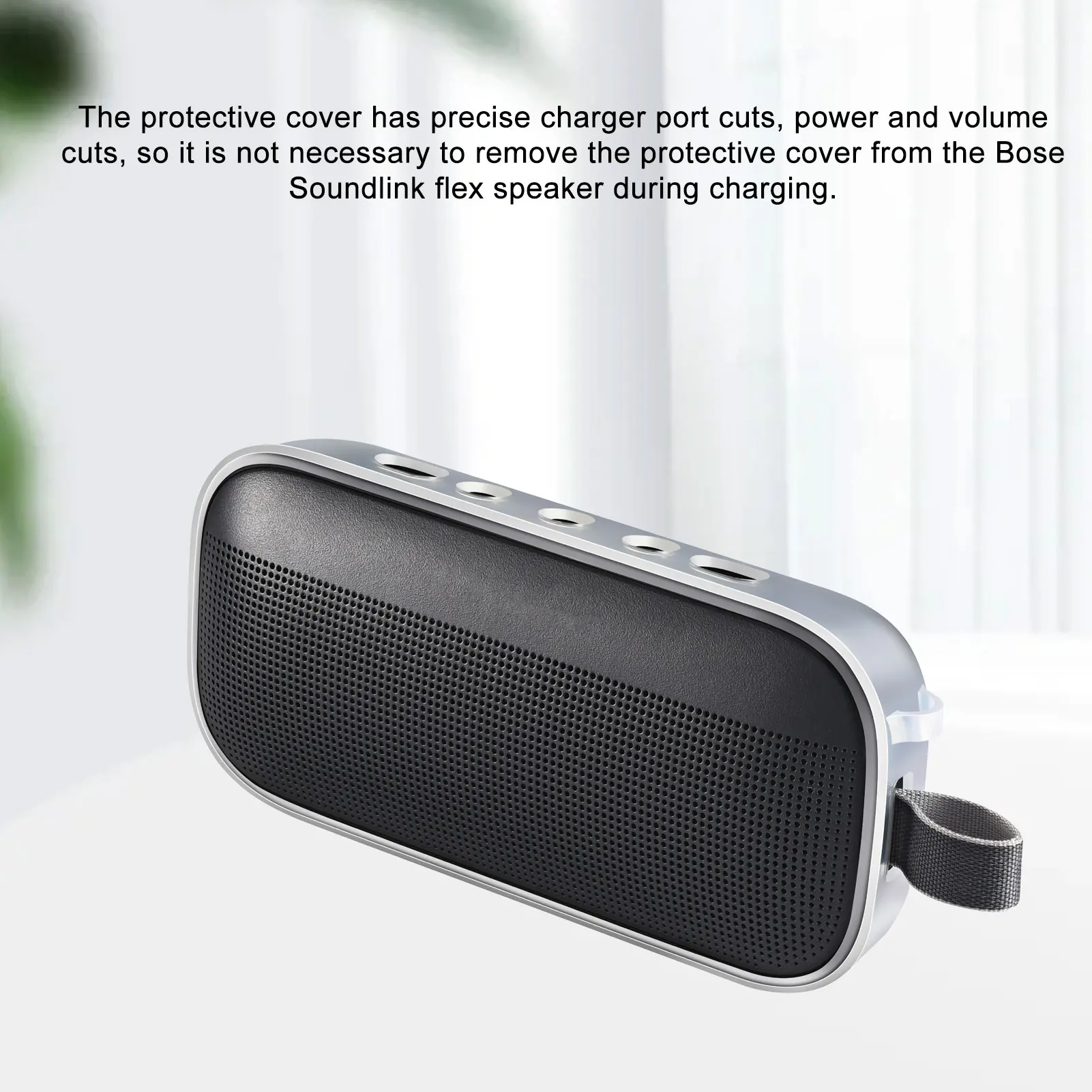 

Защитная сумка для хранения для Bo-se Sound-Link Flex с синими зубьями совместимая с динамиком Противоударная переноска чехол уличные Органайзеры