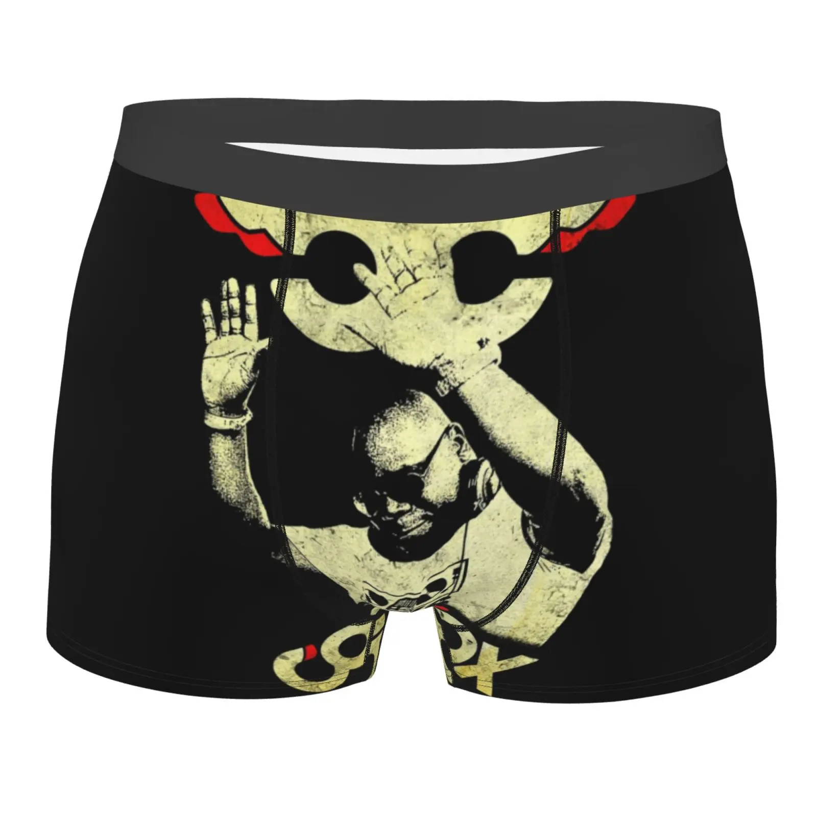 

Мужские трусы-боксеры Carl Cox, черные длинные трусы в стиле аниме, нижнее белье для мальчиков-подростков, размеры до 4Xl, 727