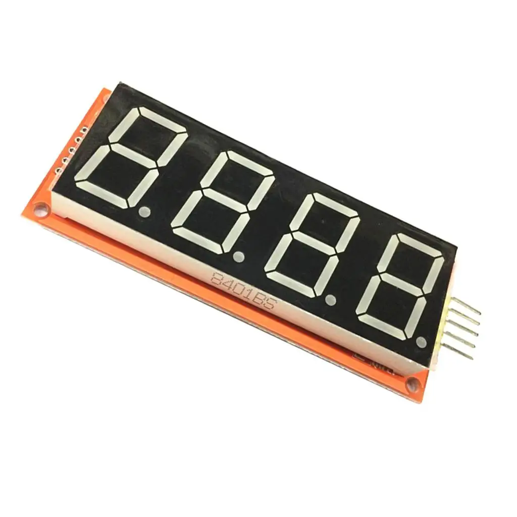 

4-сегментный светодиодный дисплей 0,8 дюйма, цифровая трубка, Красный общий анод