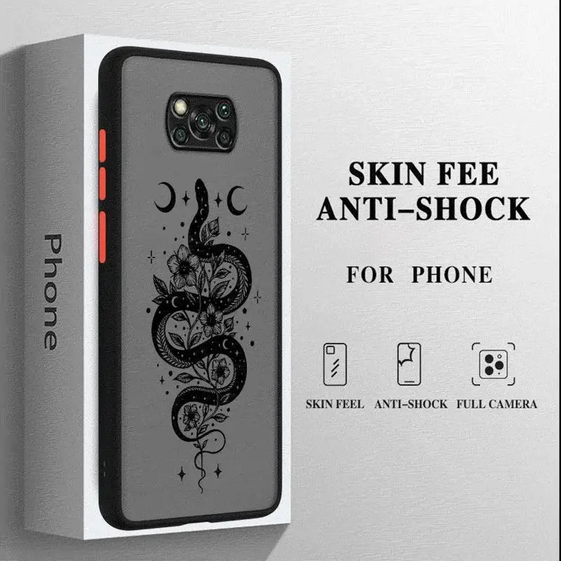 Чехол Змеиный Графический для телефона Xiaomi Poco X3 Pro M3 M5 M5s NFC X4 GT X5 C40 F3 C50 C51