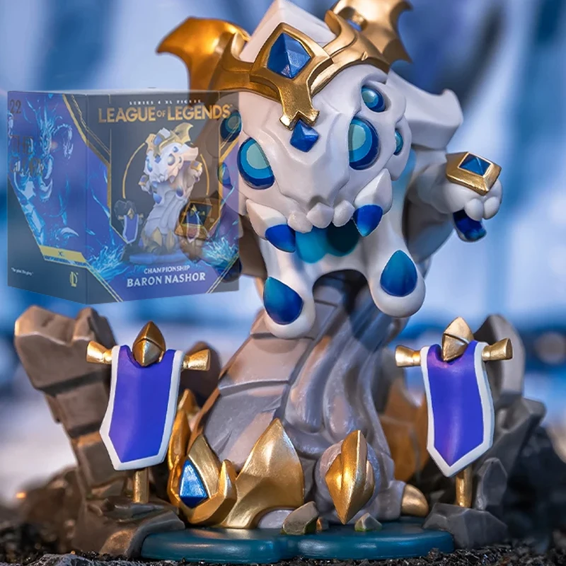 

【In Stock】 Original League of Legends 2023 Global Finals Game Peripheral Models Anime Figure Baron Nashor Statue Limited Edition