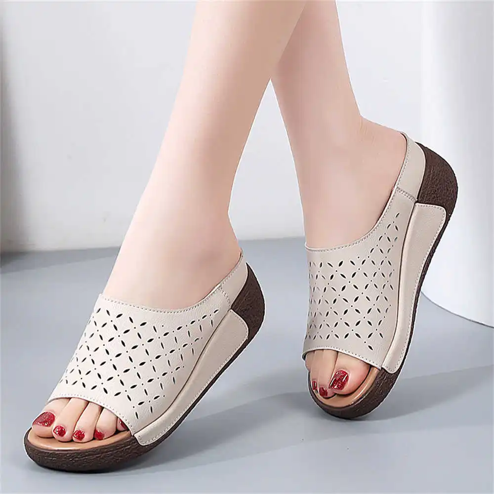 Khaki Opening Toe Sandals Massage Women Slides Shoes Massage
