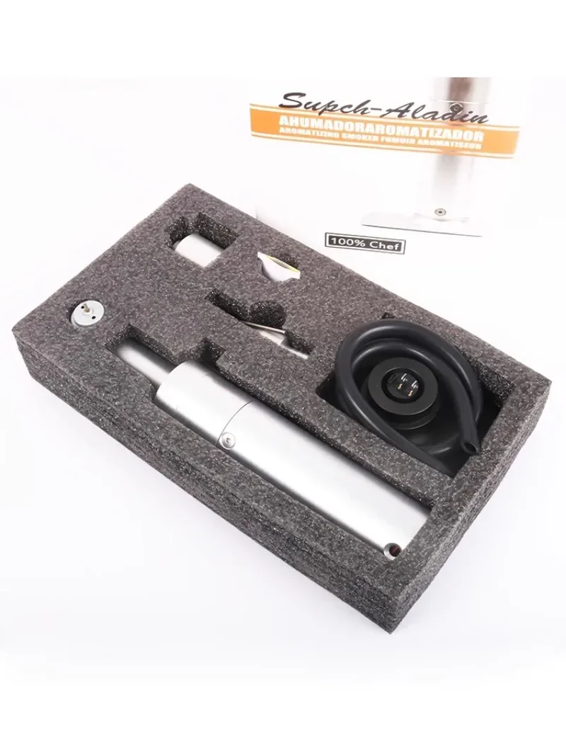 Коптильни лосось копченая посуда кухонная утварь рестораны в отеле молекулярная