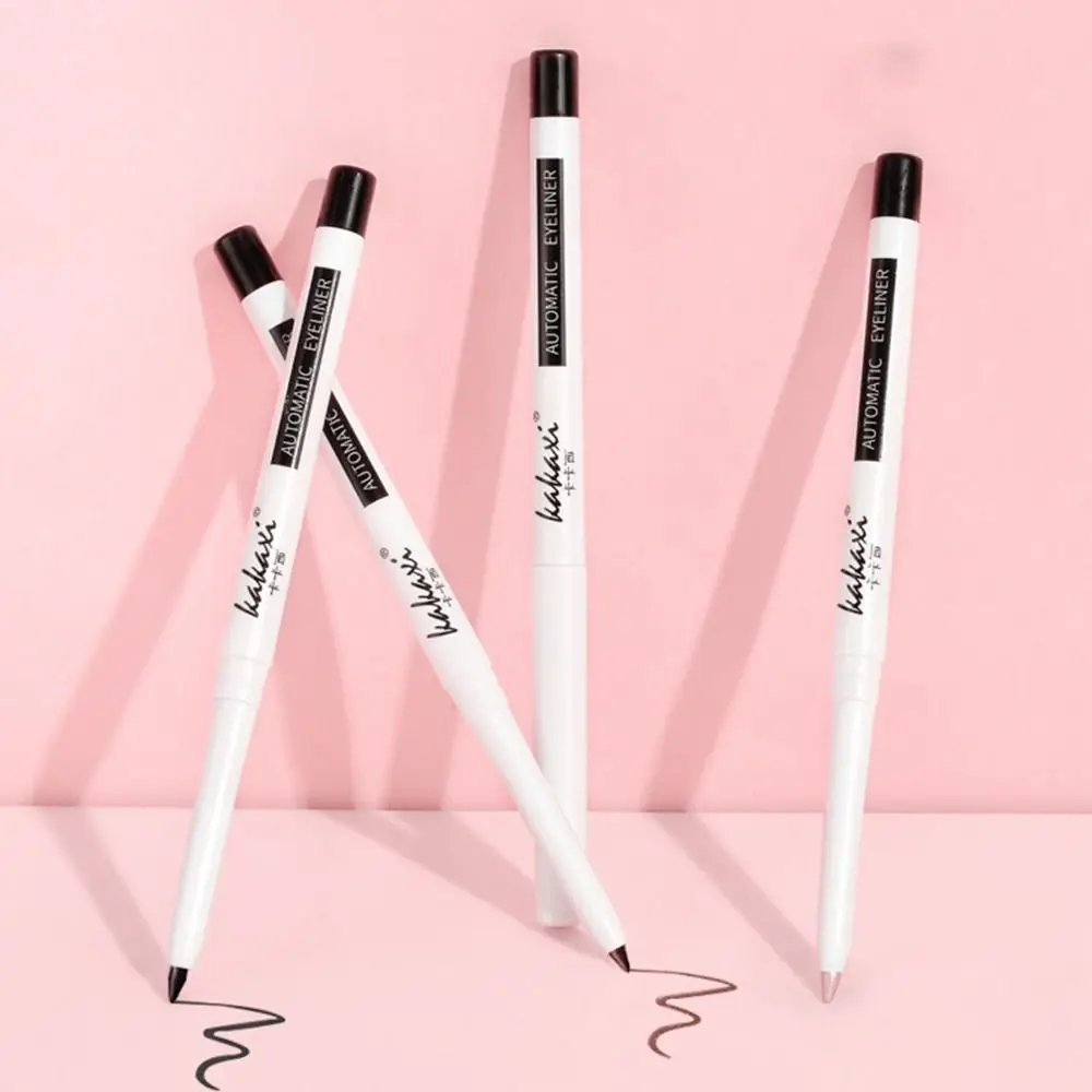 

Natural Eyeliner Pen Cosmetics Waterproof Non-Smudge Eye Liner Gel Pen Lying Silkworm Pencil Eyeliner Gel Pencil with Sharpener