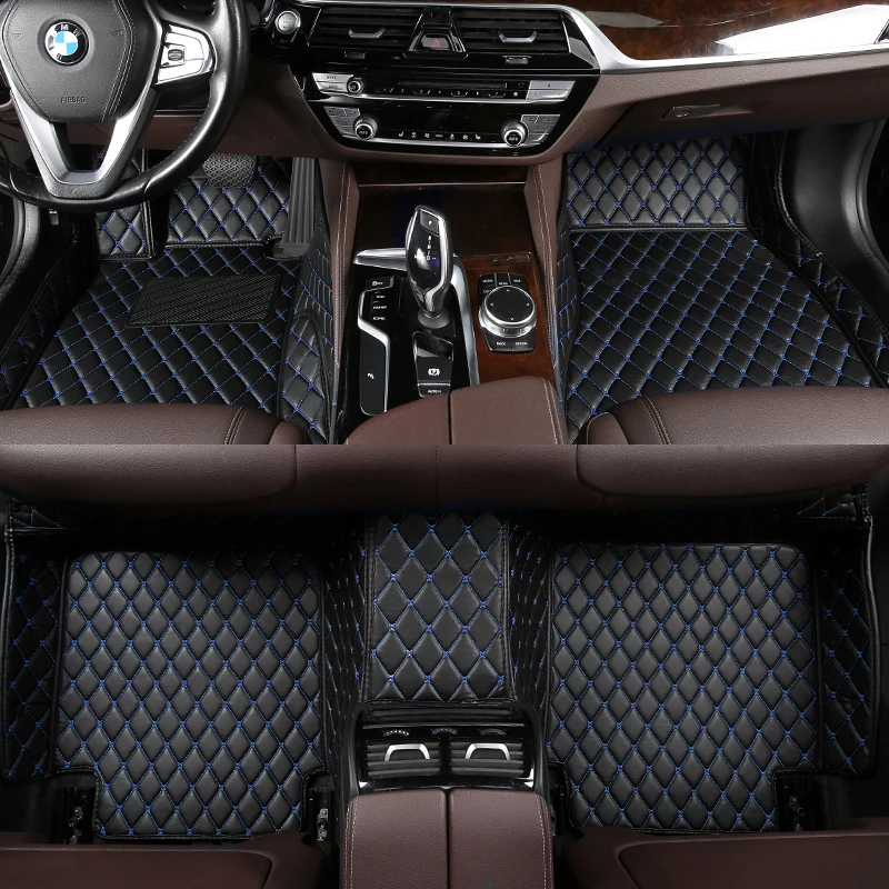 

YOTONWAN custom made leather car mat for Audi all medels A6L R8 Q3 Q5 Q7 S4 RS TT Quattro A7 A8 A3 A4 A5 auto accessories