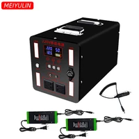 800w portable solar generator power station set home emergency charge battery power bank for outdoor camping car 1800wh 1200wh