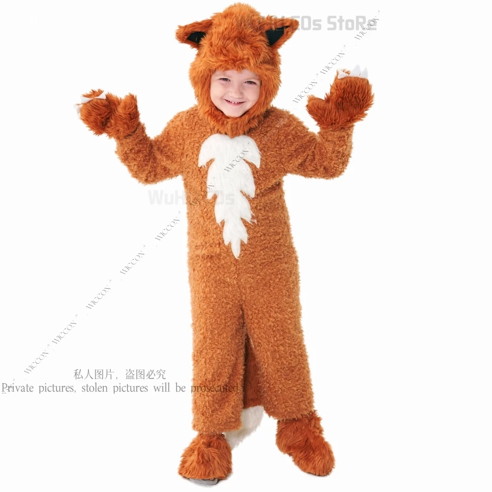 Костюм для косплея лисы с милыми маленькими животными из мультфильмов