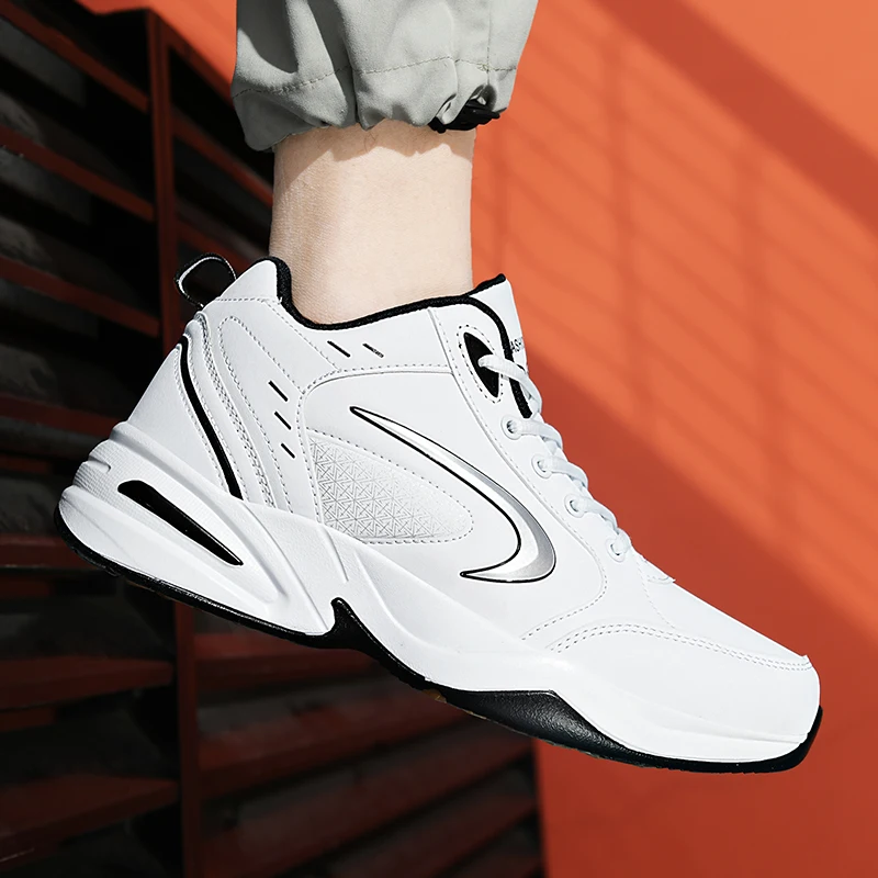 

Мужские зимние кроссовки с мехом, темно-синие кожаные кроссовки с меховой подкладкой, удобная спортивная обувь для ходьбы, 2021