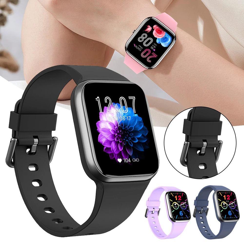 

Bluetooth Wireless Call smart watches for men women 1.85 Inch Squared Screen Smartwatch Waterproof Anti-Drop Watches