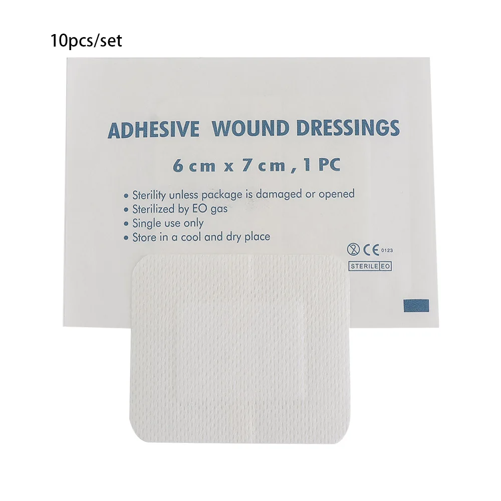 10 шт./партия клейкие повязки Нетканая Водонепроницаемая медицинская лента для