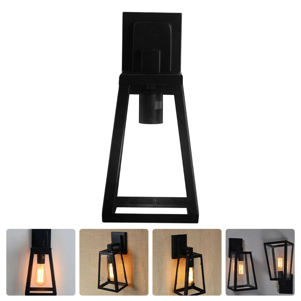 

Simple Bedside Iron Lamp Bedroom Bedside Lamp Iron Craft Light for Corridor